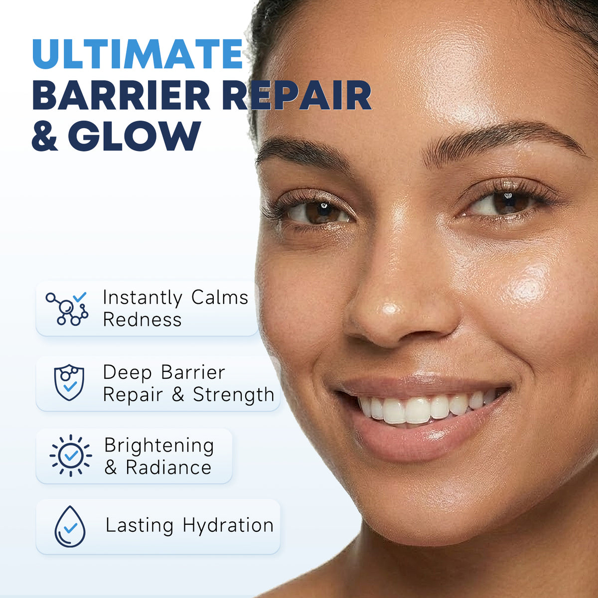 28-Day Glass Skin Renewal Set (Toner + Serum + Lotion)|Ceramide + Peptide + Hyaluronic Acid for Barrier Repair, Hydration & Brightening