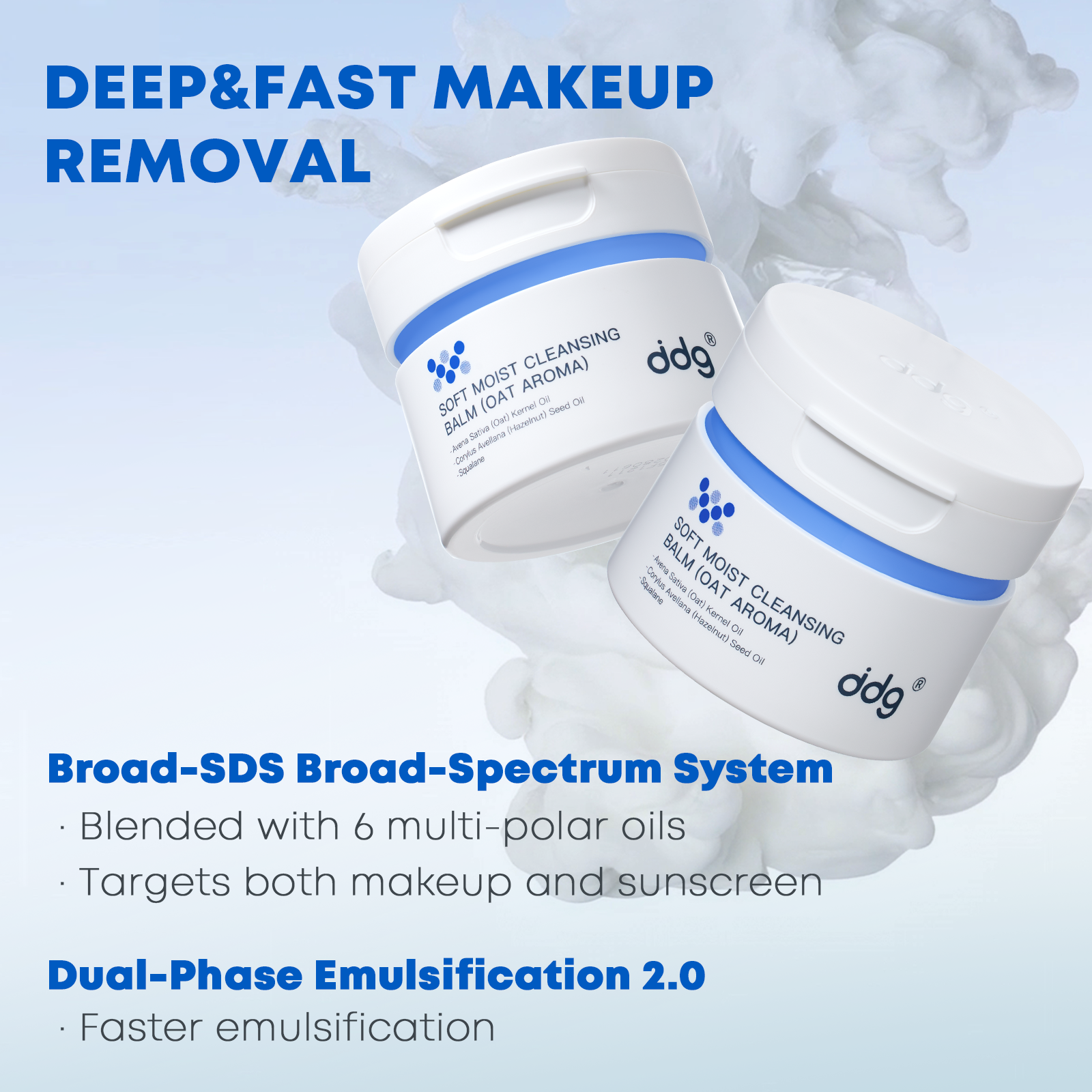 ddg Makeup Remover Cleansing Balm (100ml+100ml Refill+3ml*3)
