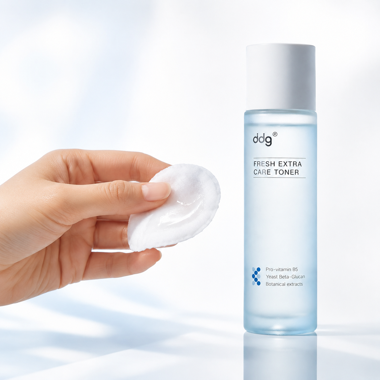 ddg toner application for sensitive skin